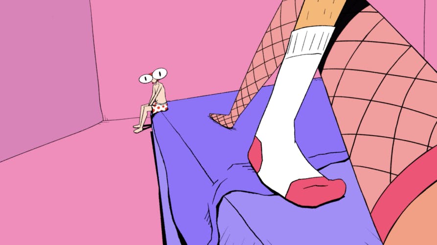 An animation of a threesome gone wrong