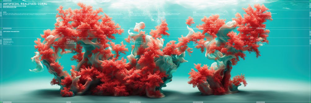 Installation based on coral reefs by Refik Anadol