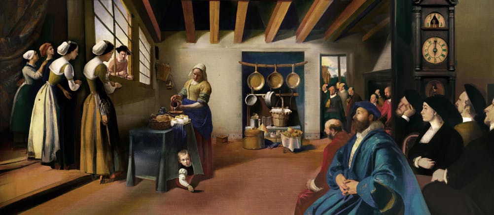 Vermeer The Milkmaid expanded 2022